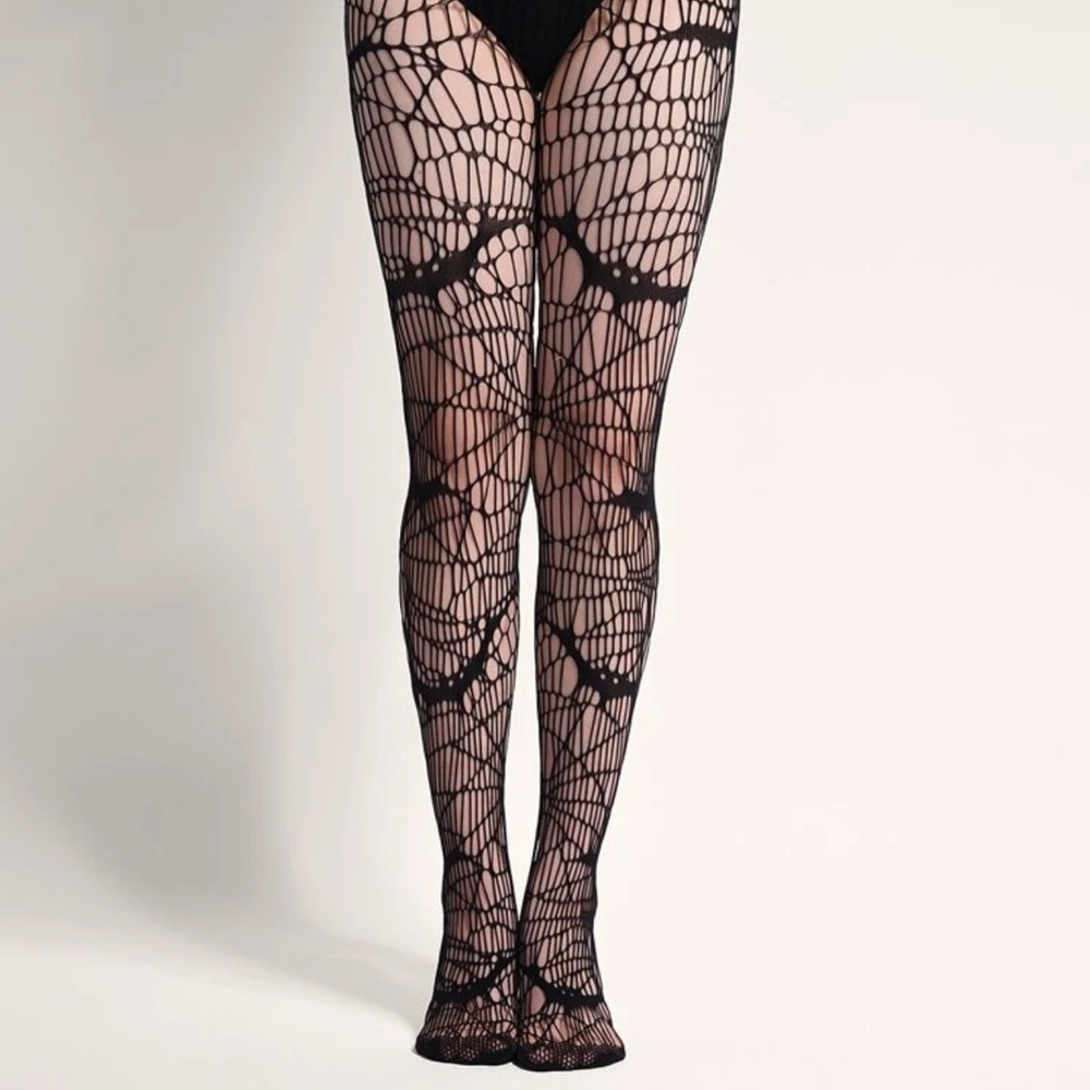 🦇 Awesome Bat Spider Web Netted Fishnet Tights 🦇